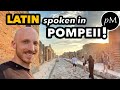 American speaks Latin to Italians in Pompeii 🌋 watch their reaction! 😳 🇮🇹