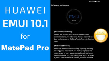 EMUI10 1 for MatePad Pro is out
