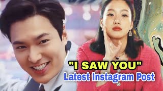 Lee Min Ho and Kim Go Eun meet in their photoshoot? | Latest Instagram Post!!