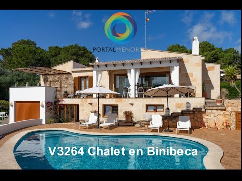 Villa en parfait état, à 1 minute de la plage de Binibeca.