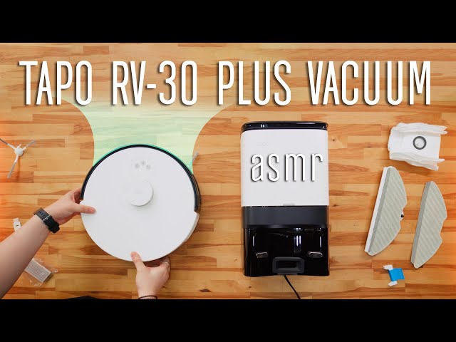 TP-Link Tapo RV30 Plus Robot Vacuum Cleaner - ASMR Unboxing 