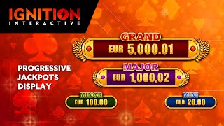 Four Level Progressive Jackpot Display