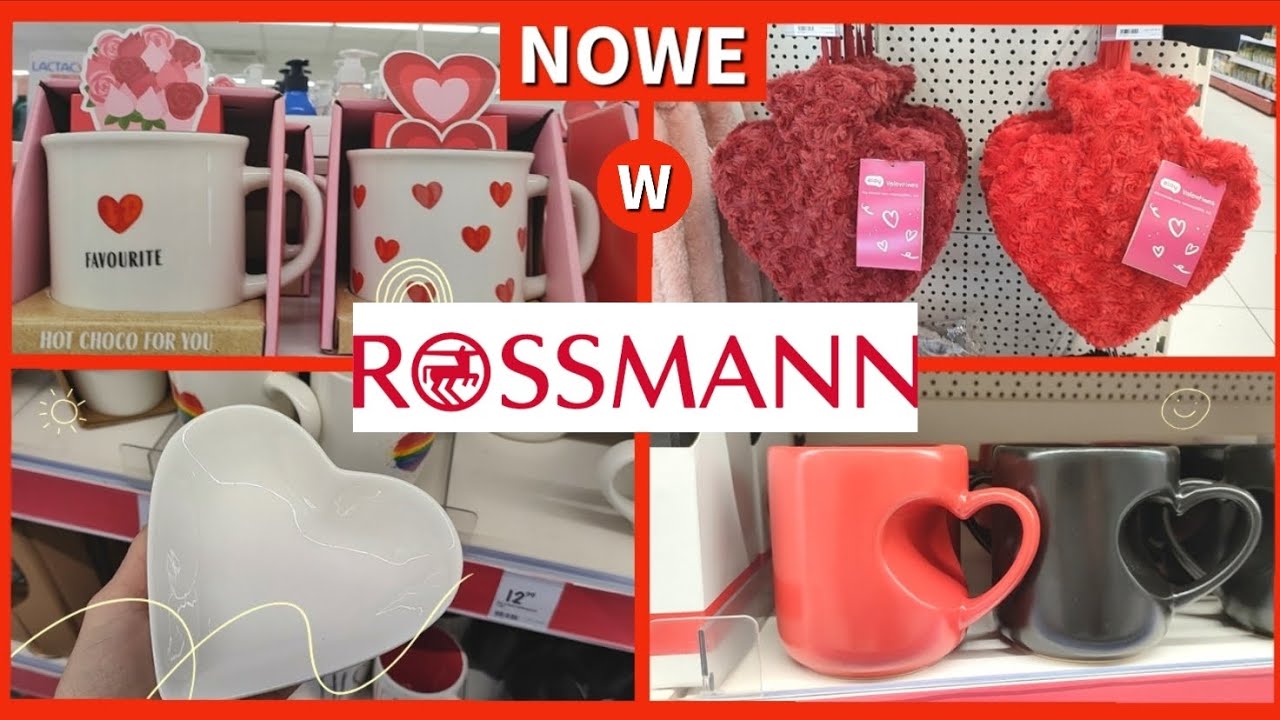 DUŻO NOWOŚCI w ROSSMANN ‼️🌿NOWE DEKORACJE PREZENTY na WALENTYNKI ...