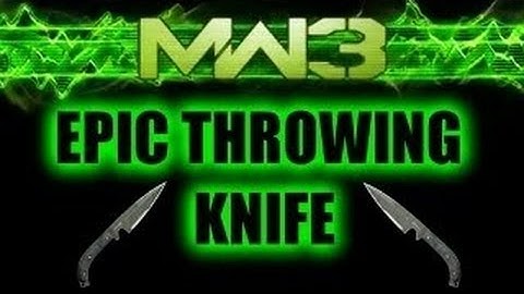 Modern Warfare 3 - Random Throwing Knife on Hardhat [HD]