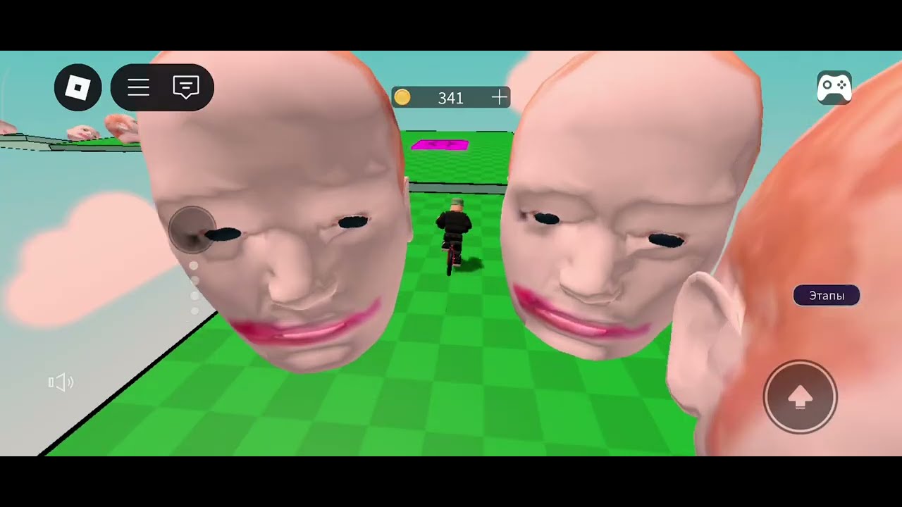 2 часть «Побег из бегущей головы» Roblox.