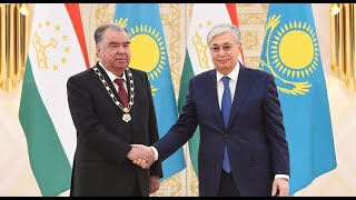 Президент Республики Таджикистан уважаемый Эмомали Рахмон награжден орденом &quot;Алтын Кыран&quot;