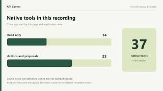 API Canvas — Tell an Agent What You Want, It Builds the Dashboard | WebMCP Challenge