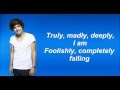 One Direction - Truly Madly Deeply (Lyrics and Pictures)