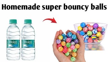 How to make bouncy ball at home/diy bouncy balls without borax/how to mak Bouncy ball