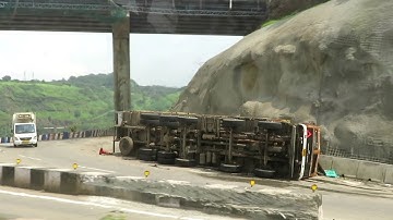 MSRTC AC Shivshahi Ride !! Amrutanjan Bridge Is Gone But Series Of Accidents Continue on Expressway