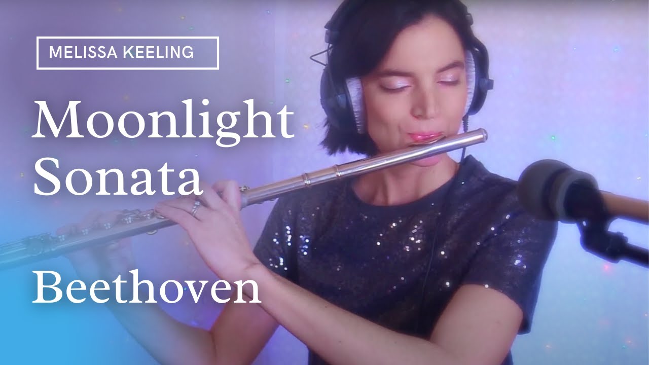 Moonlight Sonata, 1st mvt (Beethoven) ♬ for flute and effects pedals