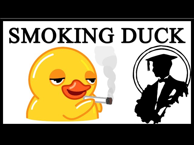 duck with cigarette gif Why Did This Smoking Duck Briefly Take Over Twitter?