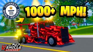 Breaking 5 World Records In Vehicle Legends!