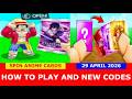 *NEW CODES AND HOW TO PLAY* Spin Anime Cards ROBLOX | April 29, 2026