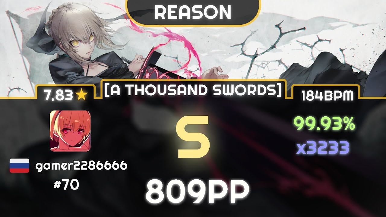 gamer228666 | SYU (from GALNERYUS) - REASON [A THOUSAND SWORDS] +SD 99. ...