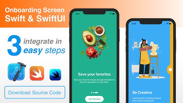Onboarding Screen - Swift & SwiftUI Walkthrough UI flow - Source Code for Xcode and iOS 14
