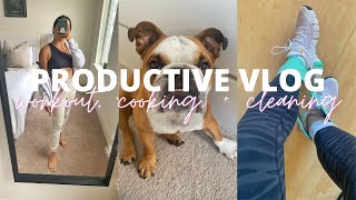 Productive Day In My Life Booty Workout, Cleaning My Apartment, And Cook With Me