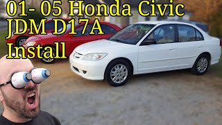 2001  2005 Honda Civic JDM D17A Engine Swap | D17A2