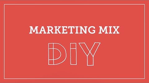 DIY Toolkit | Marketing Mix