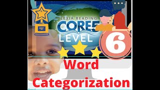 Lexia Core 5 Level 6 Second half completion word categorization | Categorizing word into actions