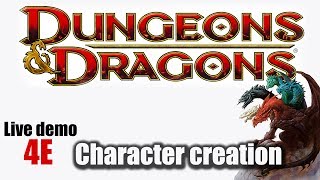 Information How to play Dungeons and Dragons fourth edition - character creation Guide
