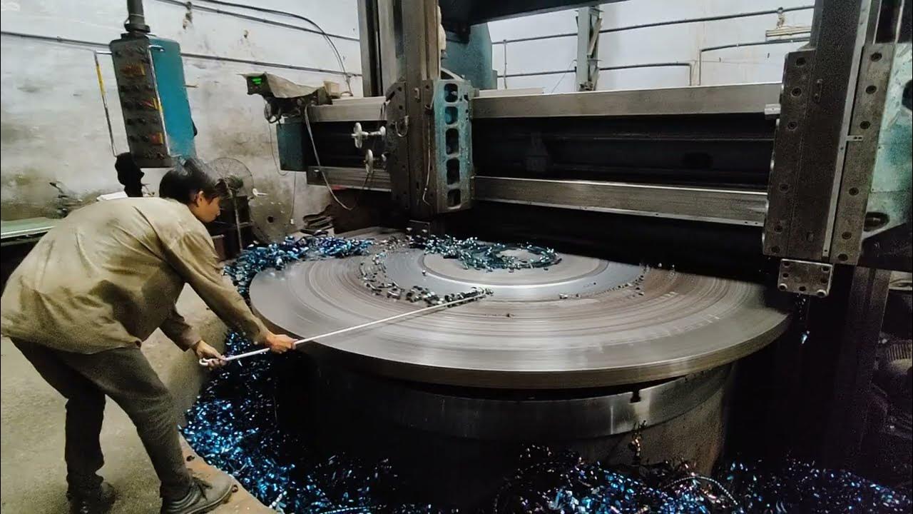world Biggest machine 🌍🌍 vertical lathe vtl machine Dangerous