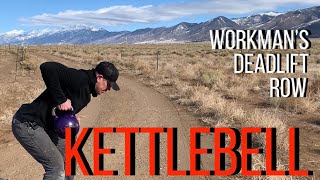 Kettlebell workman’s deadlift row. A combination movement screenshot 5