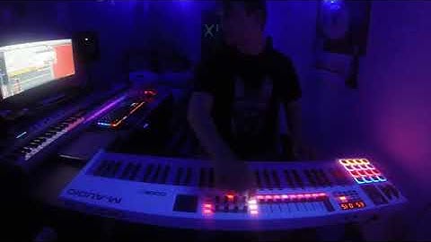 m audio code 49 live performance with fl studio Daw👌👌👌