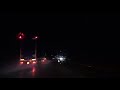 Night drive on the m5 motorway from j31 a30 a38 exminster devon to j7 a44 worcester south england