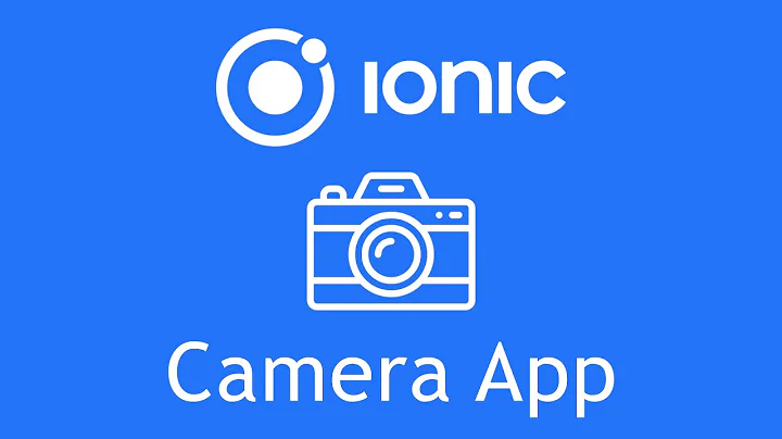Ionic 5 Camera App Tutorial