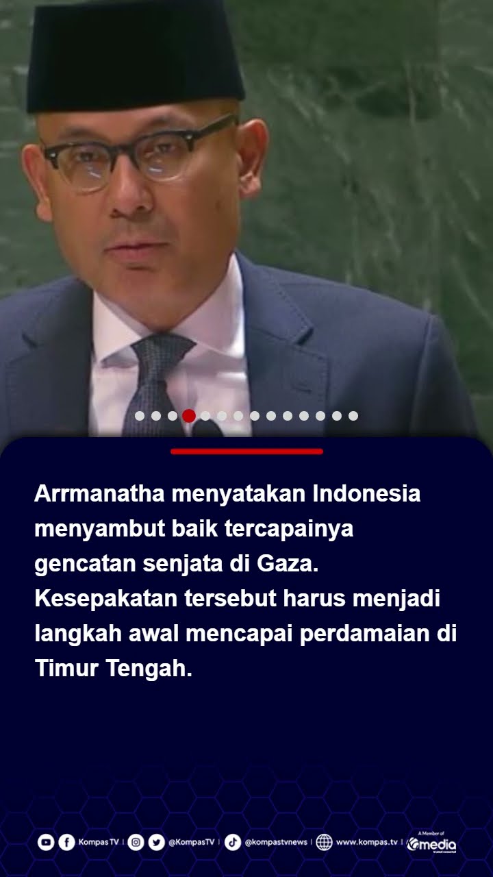 Indonesia Desak DK PBB Ambil Langkah Nyata, Akhiri Penderitaan Rakyat Palestina #gaza #palestina