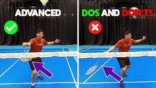 ADVANCED Dos And Don'ts In Badminton screenshot 4