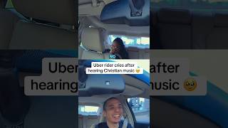That was the Holy Spirit! 🥹🙏✝️ #christian #music #uber #Jesus #shorts #God #holyspirit