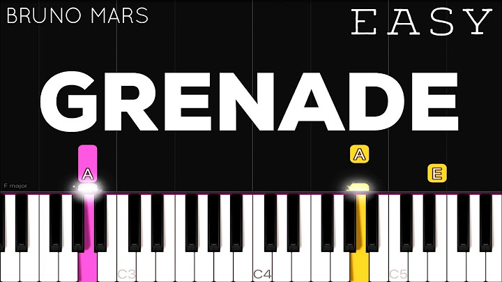 Grenade Piano version - Piano performance video thumbnail