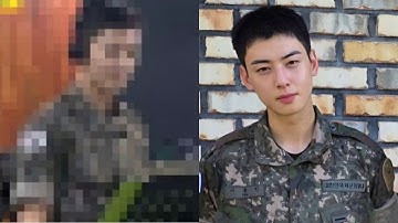 Cha Eun Woo created a special song for someone and sang it in front of all the soldiers!