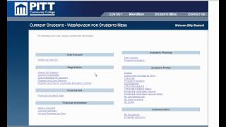 How to register for classes through MyPittCC