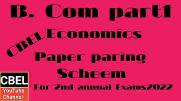 Important questions of Economics B.Com part 1 for 2nd annual examination 2022