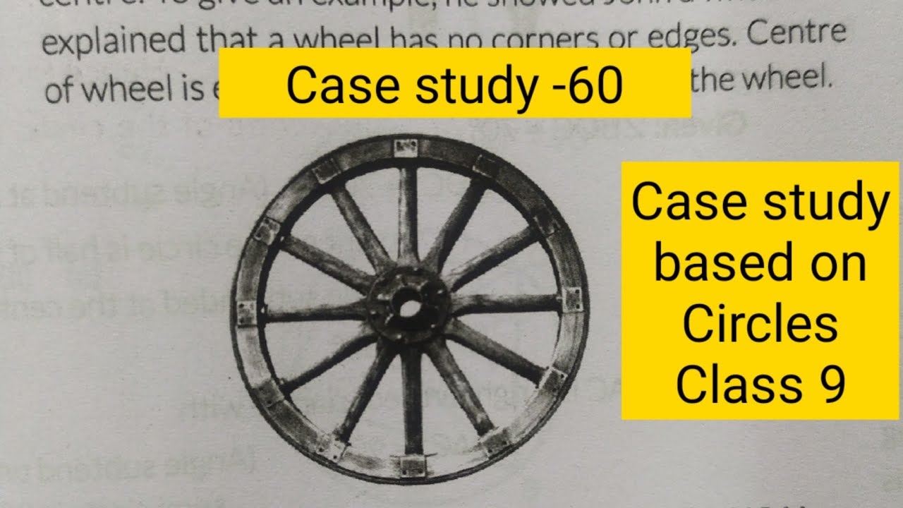 case study question on circles class 9