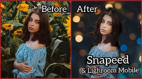 Snapseed tutorial || Bokeh effect || Bokeh photography || Double exposer