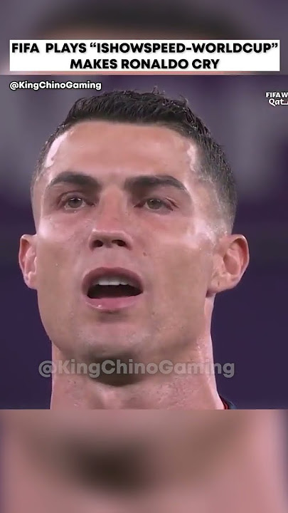 FIFA PLAYS @IShowSpeed -WORLDCUP SONG. MAKES RONALDO CRY #ronaldo #ishowspeed #worldcup