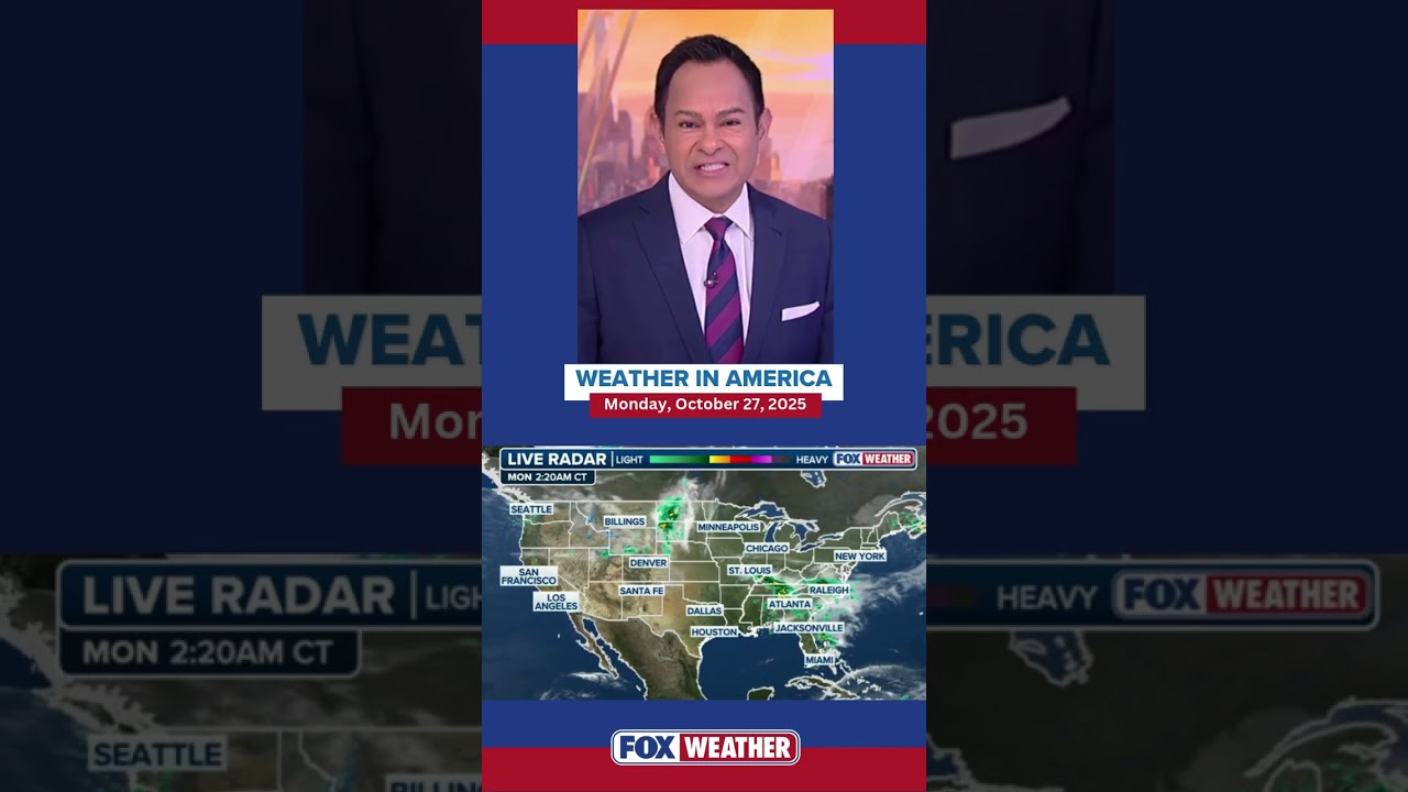 Погода в Америке: 27 октября 2025 г.