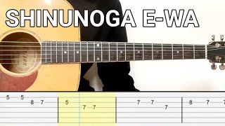 Fujii Kaze - Shinunoga E-Wa (Guitar Tutorial Tab)