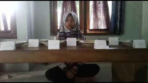 Ujian praktek ipa ( uji kandungan amilum ) - Mts al-alawiyah karang randu -Laili Shofi - 9a