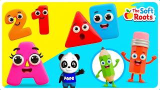 Preschool Learning activities for 3 year olds at home | Learn ABC Phonics Shapes Numbers Colors 🌈 screenshot 5