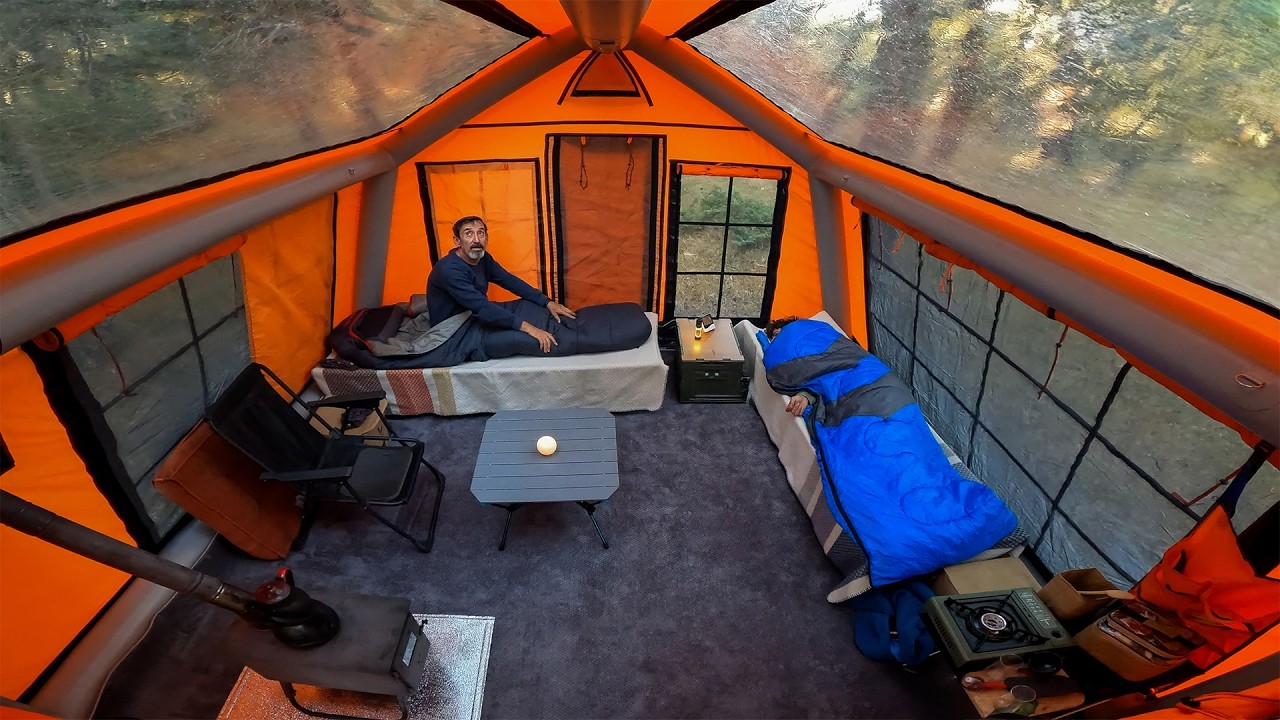 ЗИМНИЙ ЛАГЕРЬ НА МОРОЗЕ