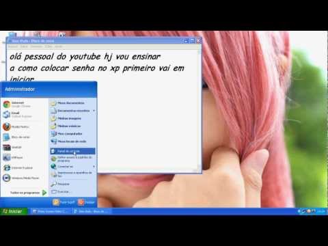 Vídeo: Como Colocar Uma Senha Para Entrar No Windows Xp