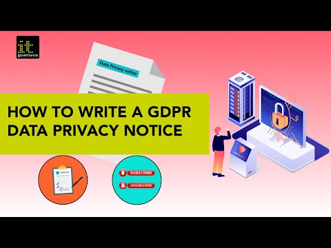 DATA Privacy : How to Write a Data Privacy Notice