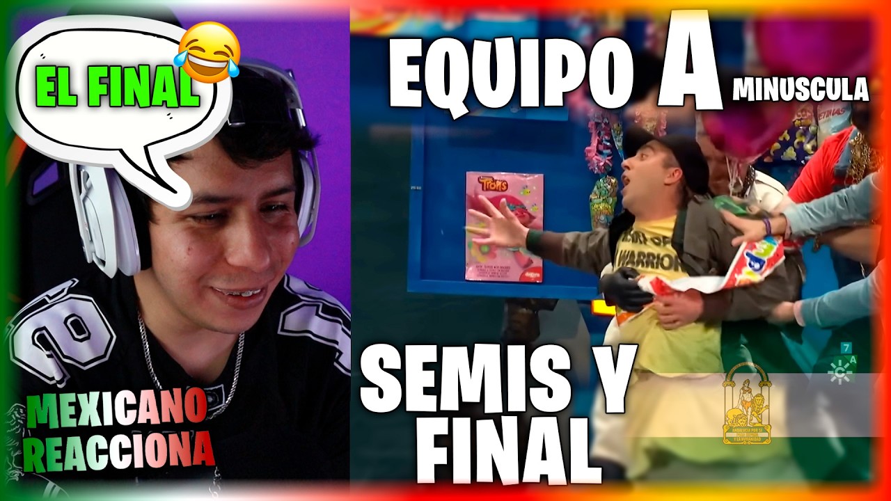 REACCION a Semifinal y Final de El Equipo A minúscula 🇪🇸 | Mexicano reacciona a ESPAÑA