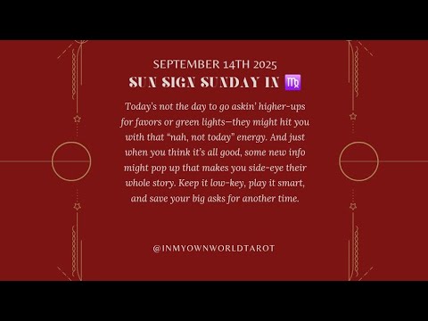 Daily Message September 14th, 2025 - YouTube