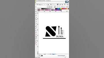 Sigma role #coreldraw #shorts #videos #design #tutorials #youtubeshorts .